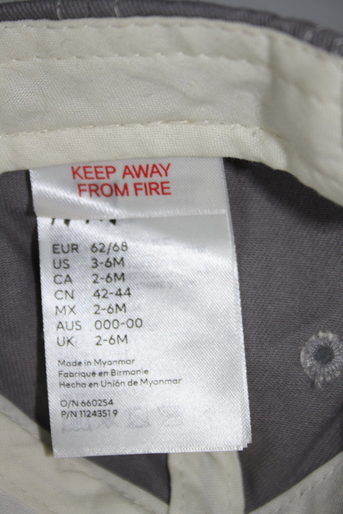 Klädpaket storlek 62 - 1