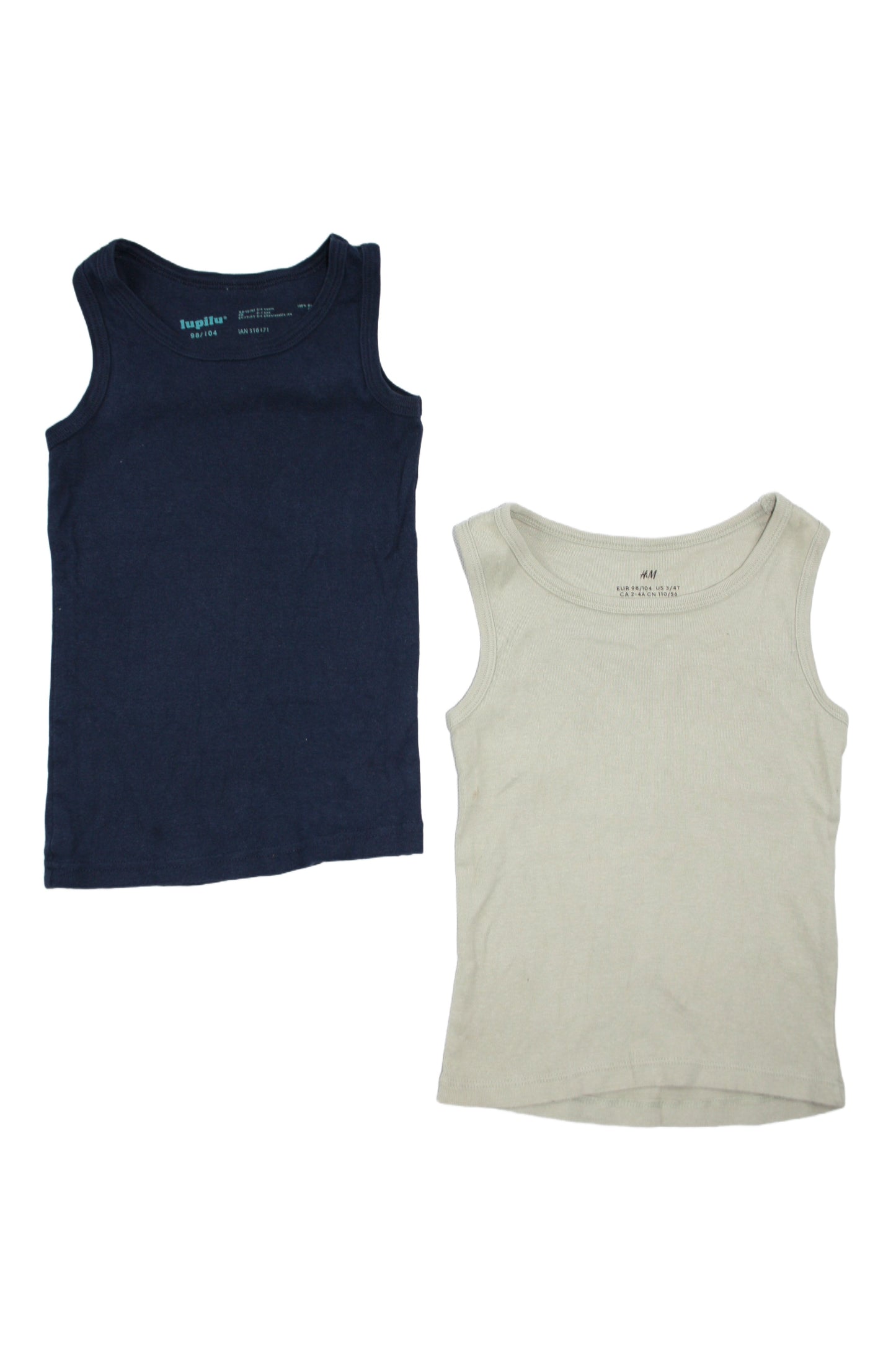 2 pack linne / 98-104